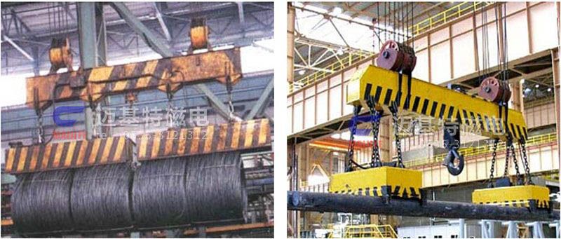 MW12系列、MW15系列吊運(yùn)捆扎螺紋鋼、圓鋼用起重電磁鐵